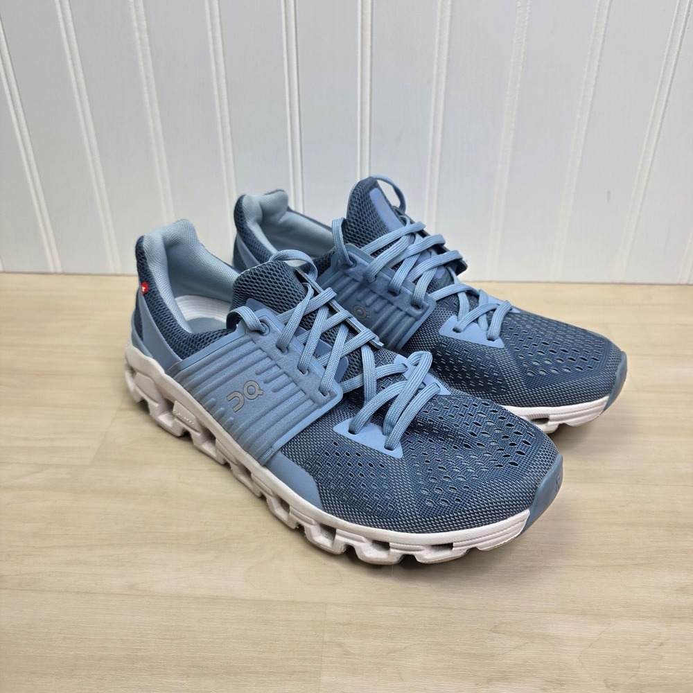 On Cloudswift Running Shoes Womens‎ 8 Blue Denim Helion CloudTec 41.99578 - Picture 3 of 9